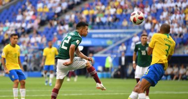 كأس العالم 2018.. سيطرة مكسيكية أمام البرازيل بعد 25 دقيقة 