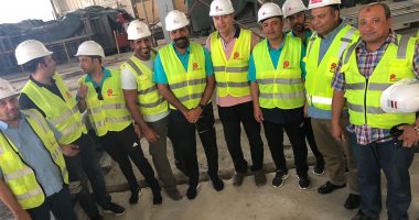 صور.. الجهاز الفنى لبتروجت يزور أنفاق قناة السويس الجديدة