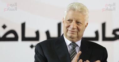 مرتضى منصور: إقالة أيمن حافظ "شائعة" لتشتيت لاعبى الزمالك