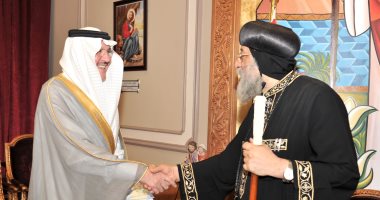 السفير السعودى بالقاهرة: لقائى بالبابا تواضروس كان مُثمرا وبناءا