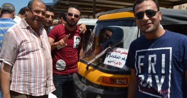 وضع رقم تعريفى للتوك توك ببلطيم وتحديد التعريفة بـ3 جنيهات