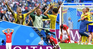 فيديو وصور.. السويد تنتزع بطاقة ربع نهائى كأس العالم من سويسرا.. فورسبيرج أفضل لاعب فى المباراة يقود "أحفاد الفايكنج" لدور الـ 8.. ومواجهة مرتقبة مع الفائز من إنجلترا وكولومبيا فى ربع النهائى
