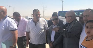 وفد برلمانى يتفقد أعمال التطوير بمدينة العلمين الجديدة - صور