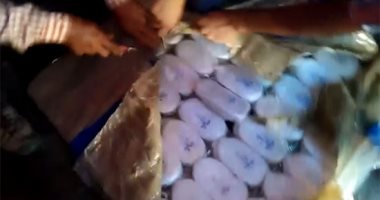 فيديو.. شاهد إحباط محاولة تهريب 6 أطنان حشيش لداخل البلاد