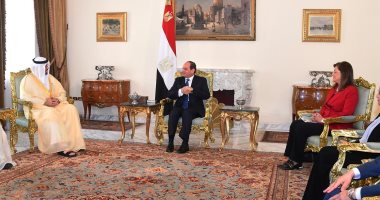 السيسي يستقبل وفدا وزاريا إماراتيا ويبحث تبادل الخبرات بين المؤسسات
