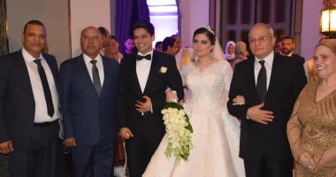 صور.. وزراء وسفراء ونجوم الفن والسياسة فى حفل زفاف نجل الفضالى