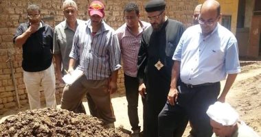 صور.. محافظ سوهاج: إصلاح كسر أحد خطوط المياه بناحية قرية بنجا