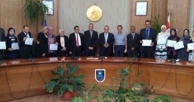 جامعة قناة السويس تحتفل بتخريج دورة تدريب المدربين الدولية TOT