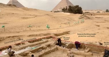 شاهد.. بيتان عمرهما 4500 سنة بجوار الأهرامات كما تخيلتهما صحيفة أجنبية