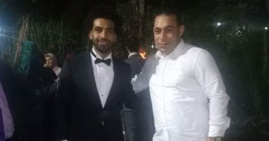 صور.. محمد صلاح يظهر فى حفل خطوبة شقيقه