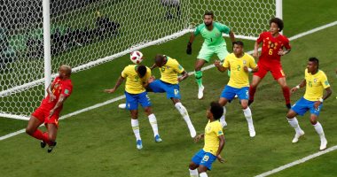 بلجيكا تتقدم على البرازيل بالهدف الأول بنيران صديقة