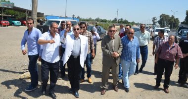 محافظ الإسماعيلية يستعرض تعديلات خطوط المرافق بطريق "الفردان- الصالحية"