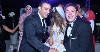حفل زفاف محمد على رزق إلى المذيعة سارة فهيم بحضور نجوم الفن