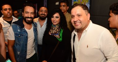 صور.. سامح حسين يحتفل مع صناع فيلمه "الرجل الأخطر" بالعرض الخاص