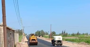 شكوى من سوء رصف طريق صان الحجر بمحافظة الشرقية