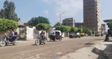 صور.. حملة لضبط التكاتك المخالفة ببلطيم فى كفر الشيخ
