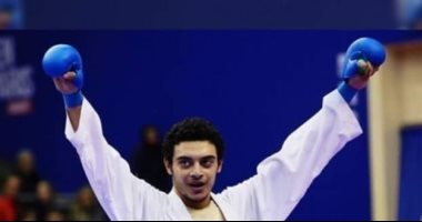 أحمد المصرى يحقق برونزية الدورى العالمى للكاراتيه