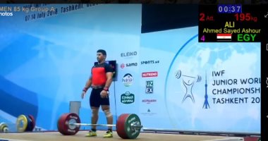 أحمد سيد يتوج بفضيتين وبرونزية فى رفع الأثقال ببطولة العالم للشباب