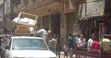 إزالة 80 حالة إدارية وتحرير 10 محاضر إشغال بمركز بنى مزار بالمنيا