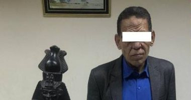 أجهزة الأمن فى المنيا تضبط مسجل خطر بحوزته تمثال أثرى