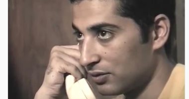 صورة نادرة من أول فيلم قصير فى حياة عمرو سعد