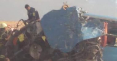 مصدر أمنى: حادث انقلاب أتوبيس الإسكندرية مطروح بسبب السرعة الزائدة