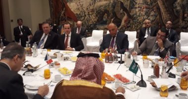 صور.. وزير الخارجية يشارك فى اجتماع المجموعة الدولية حول سوريا ببروكسل