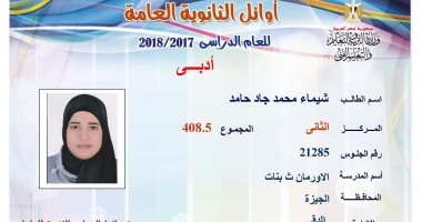 الثانى على الثانوية العامة أدبى: "كنت باخد دورس ولما الوزير كلمنى اتخضيت"