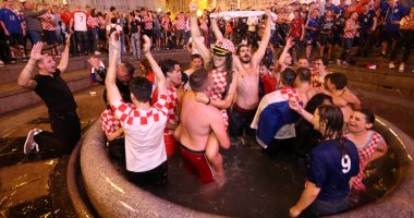 كأس العالم 2018.. احتفالات عارمة فى "زغرب" بعد التأهل للنهائى.. صور 
