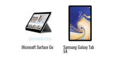أيهما أقوى سامسونج جلاكسى تاب S4 أم مايكروسوفت Surface Go