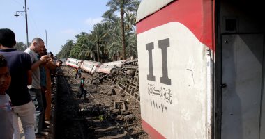 السكة الحديد تبدأ اليوم الاستماع لأقوال المسئولين عن حادث قطار البدرشين