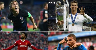 محمد صلاح يدخل سباق الكرة الذهبية رغم الخروج من المونديال.. "ميرور" تختار 7 لاعبين أبرزهم رونالدو وميسي.. دخول مودريتش ومبابى بسبب كأس العالم.. إصابة نيمار تعرقل طريقه نحو اللقب.. والبرونزية أمل دى بروين