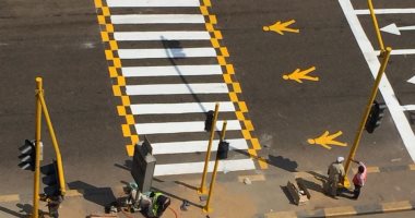 "المرور" تستجيب لـ"اليوم السابع"..مطب صناعى وإشارة مرور بأول فيصل بالجيزة