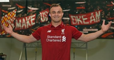 شاكيرى ينضم لـ محمد صلاح فى قائمة ليفربول بكأس الأبطال الدولية