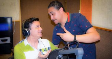 صور .. كواليس حلقة حلمى عبدالباقى مع الشناوى فى شعبى إف إم