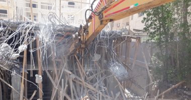 إزالة تعديات على أراضى أملاك الدولة بمساحة 4000 متر فى حملة مكبرة بالمنوفية 