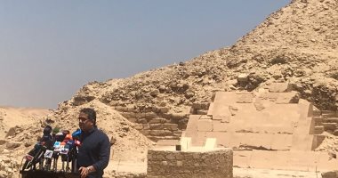تاكيدا لـ"اليوم السابع".. المقبرة المكتشفة فى سقارة تعود لـ"واح تى"