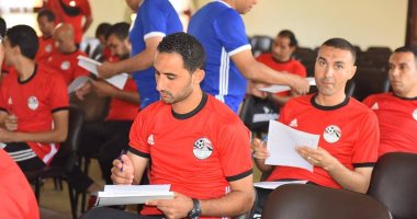 صور.. إجراء اختبارات القانون والفيديو تست للحكام