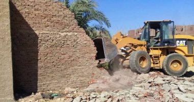 صور.. إزالة تعديات على 34 فدان أملاك آثار فى حملة مكبرة بأبيدوس فى سوهاج