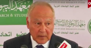 أبو الغيط يبحث مع العثيمين دعم القضية الفلسطينية على الساحة الدولية