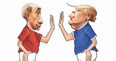 شاهد.. كيف علق كاريكاتير إسرائيلى على قمة "بوتين ـ ترامب"
