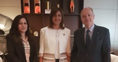 وزيرة الهجرة تلتقى السفير اليونانى فى لندن للإعداد لمؤتمر إحياء الجذور الثالث