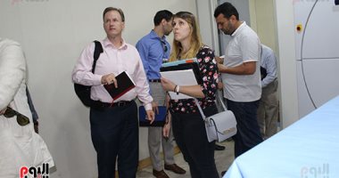 فريق هيئة الرقابة النووية والإشعاعية يزور قسم الطب النووى بجامعة المنصورة 