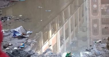 غرق شوارع حنفى غنيم فى بشتيل بمياه الصرف الصحى