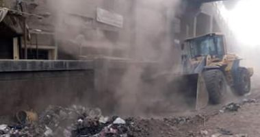 رفع 40 طن قمامة فى حملة مكبرة بمركز قليوب