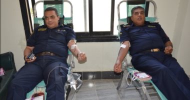 حملة للتبرع بالدم بمشاركة الضباط والأفراد بمديرية أمن القاهرة