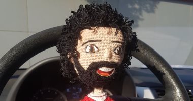 قارئة تشارك "صحافة المواطن".. بدمى هاندميد تعبيرا عن حبها لــ"محمد صلاح"