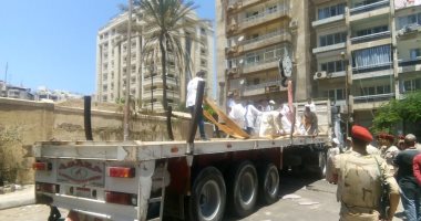 صور.. تابوت الإسكندرية فى مخازن وزارة الآثار بعد أعمال الترميم الأولى