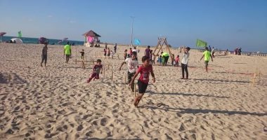 انطلاق فعاليات مهرجان الأنشطة الرياضية على شاطئ العريش