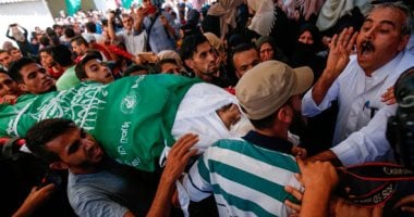 الفلسطينيون يشيعون جثامين شهداء القصف الإسرائيلى على قطاع غزة - صور